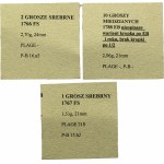 Lot, Poniatowski, Groschen (3 pcs.)