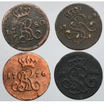 Lot, Poniatowski, 1/2 Groschen (4 pcs.)