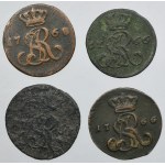 Lot, Poniatowski, 1/2 Groschen (4 pcs.)