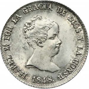Spain, Isabella II, 4 Reales Madrid 1848 M