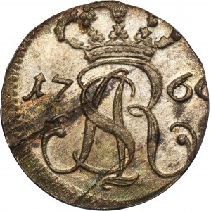 Poniatowski, Schilling Danzig 1760 FLS