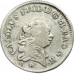 Germany, Magraviate of Baden, Karl I Friedrich, 10 Kreuzer 1772 HW