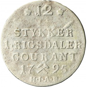 Norway, Christian VII, 1/15 Speciedaler = 1/12 Rigsdaler Courant 1795 HIAB