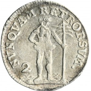 Nemecko, Brunswick-Wolfenbüttel, Karol I., 2 Mariengroschen Zellerfeld 1748 IBH