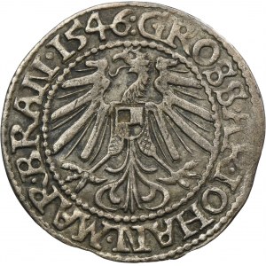 Silesia, Duchy of Crossen, Johann von Küstrin, Groschen Crossen 1546 - RARE