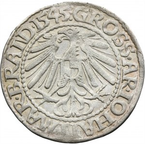 Silesia, Duchy of Crossen, Johann von Küstrin, Groschen Crossen 1545