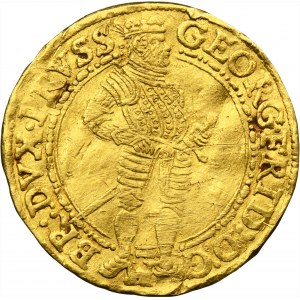 Duchy of Prussia, Georg Friedrich von Ansbach, Ducat Königsberg 1587 - RARE