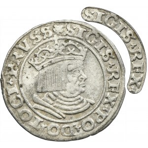 Sigismund I the Old, Groschen Thorn 1530 - RARE, SIGIS without I