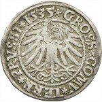 Sigismund I the Old, Groschen Thorn 1535 - VERY RARE, PRVSSI/PRVSSI