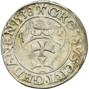 Sigismund I the Old, Groschen Danzig 1538 - PRVSS