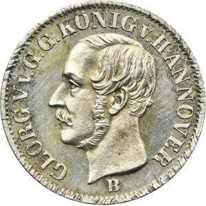 Germany, Principality of Braunschweig-Calenberg-Hannover, Georg V, 1/12 Thaler Hannover 1853 B