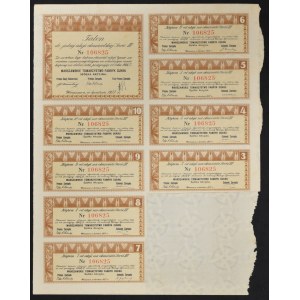 Warszawskie Towarzystwo Fabryk Cukru S.A., 100 zł 1937