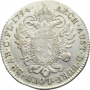 Austrian Netherlands, Franz II, 14 Liards Brussels 1794
