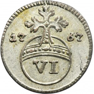 Germany, City of Mühlhausen, 6 Pfennig 1767