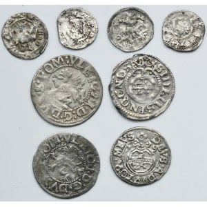 Set, Poméranie occidentale, Quarter, Penny et Double Shell (8 pièces).