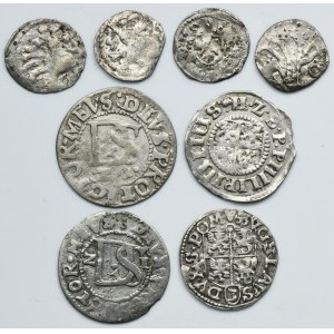 Set, Poméranie occidentale, Quarter, Penny et Double Shell (8 pièces).