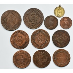 Lot, Austria, Franz II and Franz Joseph I, Kreuzer (11 pcs.)