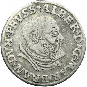 Duchy of Prussia, Albrecht Hohenzollern, 3 Groschen Königsberg 1535 - PRVSS