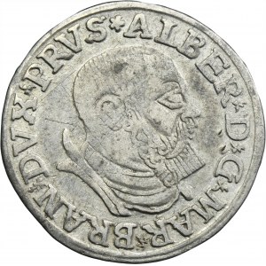 Duchy of Prussia, Albrecht Hohenzollern, 3 Groschen Königsberg 1537