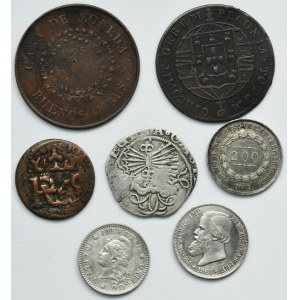 Lot, Argentina and Brazil, Mix of coins (7 pcs.)