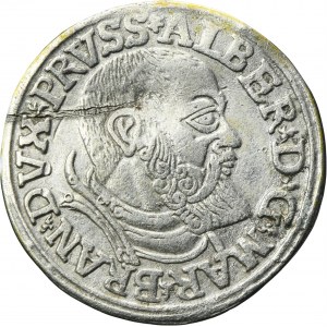 Duchy of Prussia, Albrecht Hohenzollern, 3 Groschen Königsberg 1540 - PRVSS