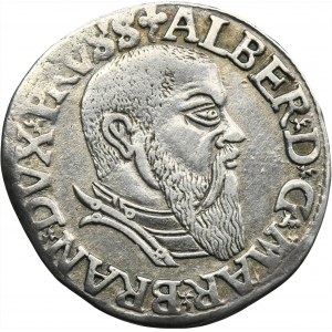 Duchy of Prussia, Albrecht Hohenzollern, 3 Groschen Konigsberg 1542 - PRVSS