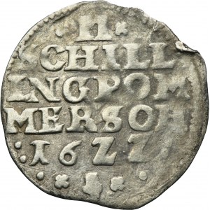 Pomerania, Principality of Wolgast, Philip Julius, 2 Schilling Franzburg 1622 - RARE