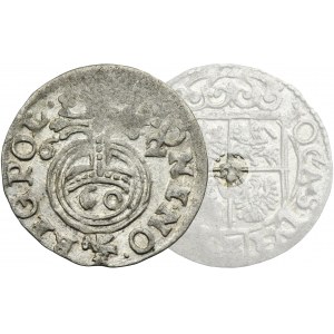 John II Casimir, 3 Polker Posen 1662 - VERY RARE, Sheaf without shield