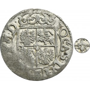 John II Casimir, 3 Polker Posen 1662 - VERY RARE, Sheaf without shield