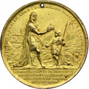 Hungary, Joseph I, Coronation Medal of the King of Hungary 1687