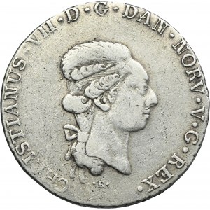 Germany, Duchy of Schleswig-Holstein, Christian VII, 1 Speciesthaler = 60 Schilling Courant Altona 1795 MF