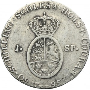 Germany, Duchy of Schleswig-Holstein, Christian VII, 1 Speciesthaler = 60 Schilling Courant Altona 1795 MF