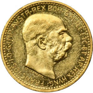 Austria, Franz Josef I, 10 Corona Wien 1911