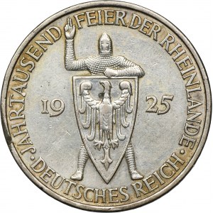 Germany, Weimar Republic, 5 Mark Berlin 1925 A