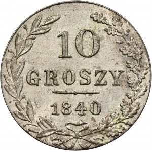 10 groschen Warsaw 1840 MW