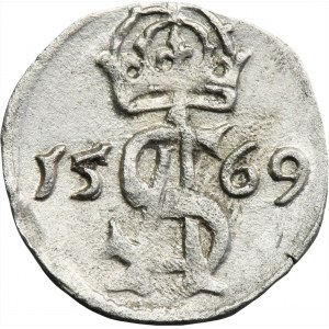 Sigismund II August, 2 Denarius Vilnius 1569