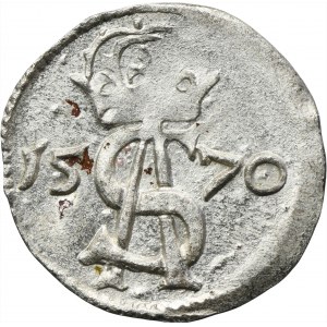 Sigismund II August, 2 Denarius Vilnius 1570