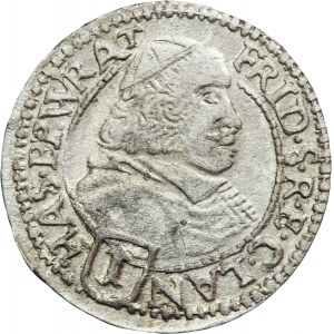 Silesia, Duchy of Neisse, Friedrich von Hessen, 1 Kreuzer Neisse 1681 LPH
