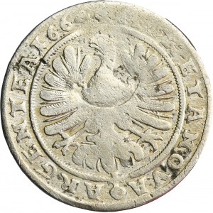 Silesia, Duchy of Liegnitz-Brieg-Wohlau, Georg III, 15 Kreuzer Brieg 1664