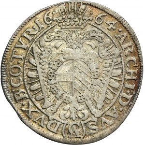 Austria, Leopold I, 6 Kreuzer Wien 1664 CA