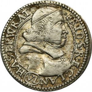 Silesia, Duchy of Neisse, Friedrich von Hessen, 6 Kreuzer Neisse 1680 LPH