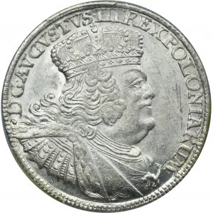 Augustus III of Poland, 1/4 Thaler Leipzig 1756 EC - PCGS MS62