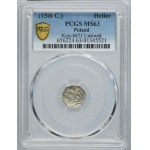 Silesia, County of Glatz, Georg von Podiebrad, Heller Glatz 1457-1465 - PCGS MS63