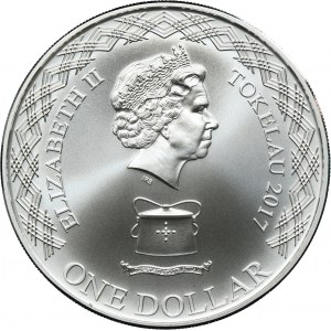 Tokelau, Elizabeth II, 1 Dollar 2017 - Our Lady of Fatima