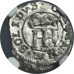 Duchy of Courland, Jakob Kettler, Szeląg Mitawa undated - NGC MS62 - VERY RARE