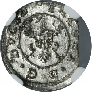 Duchy of Courland, Jakob Kettler, Szeląg Mitawa undated - NGC MS62 - VERY RARE