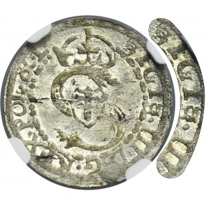 Duchy of Courland, Friedrich and Wilhelm Kettler, Schilling Mitau 1607 - NGC MS63 - RARE