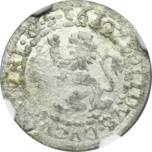 Duchy of Courland, Friedrich and Wilhelm Kettler, Schilling Mitau 1607 - NGC MS63 - RARE