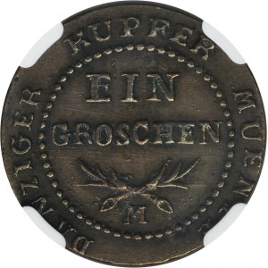Free City of Danzig, Groschen 1809 M - NGC AU53 BN