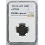 Free City of Danzig, Groschen 1809 M - NGC AU53 BN